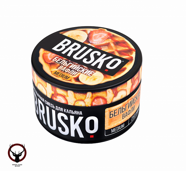 BRUSKO MEDIUM Бельгийские вафли 250гр МРК