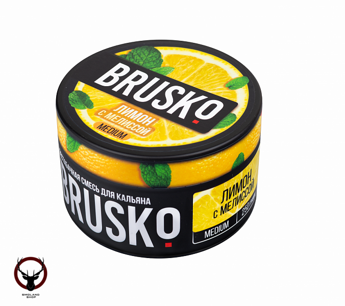 BRUSKO MEDIUM Лимон с мелиссой 250гр МРК