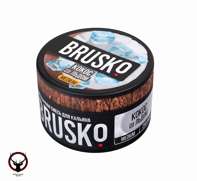 BRUSKO MEDIUM Кокос со льдом 250гр МРК