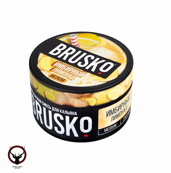 BRUSKO MEDIUM Имбирный лимонад 250гр МРК