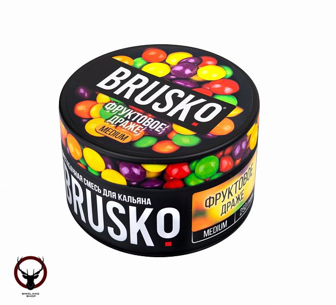 BRUSKO MEDIUM Фруктовое драже 250гр МРК