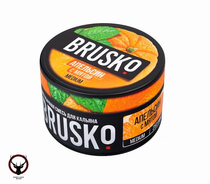 BRUSKO MEDIUM Апельсин с мятой 250гр МРК