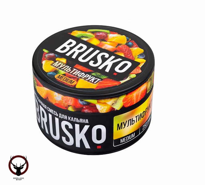 BRUSKO MEDIUM Мультифрукт 250гр МРК