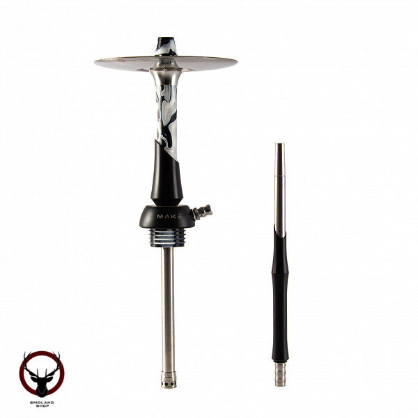 MAKE HOOKAH чёрно-белый