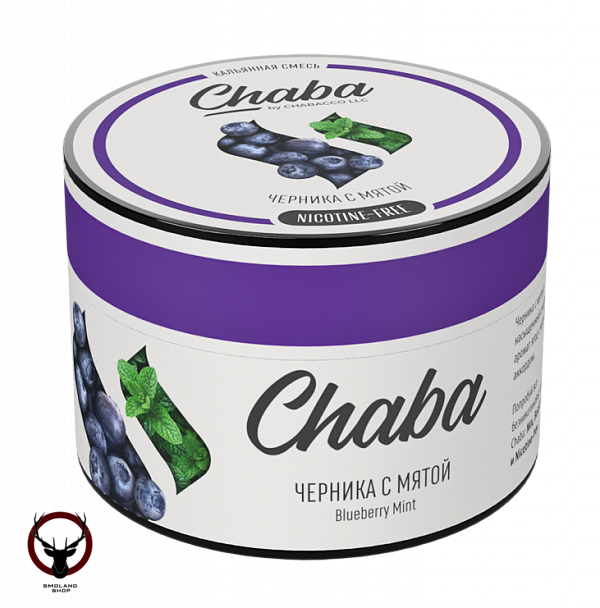 Chaba Черника с Мятой Nicotine Free 50 г МРК