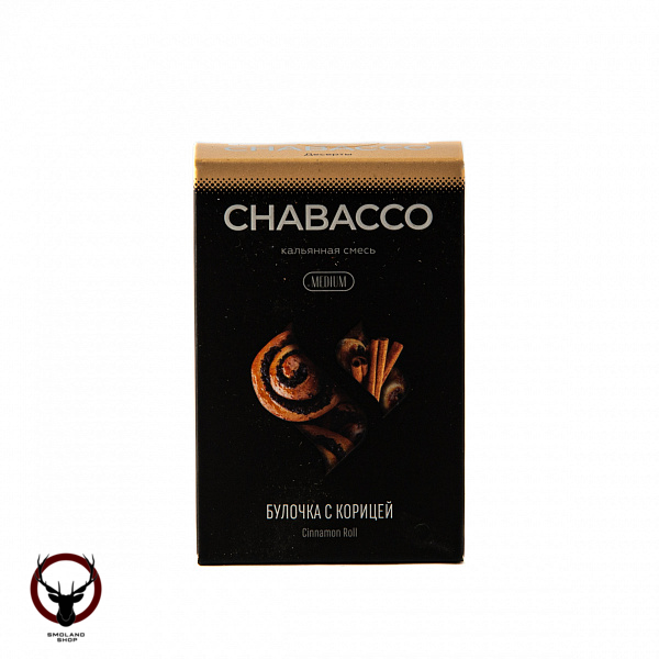 Chabacco MEDIUM Cinnamon roll 50гр МРК