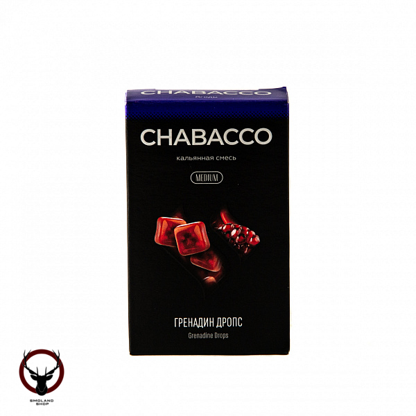 Chabacco MEDIUM Grenadine drops 50гр МРК