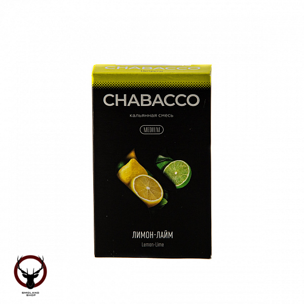 Chabacco MEDIUM Lemon-lime 50гр МРК