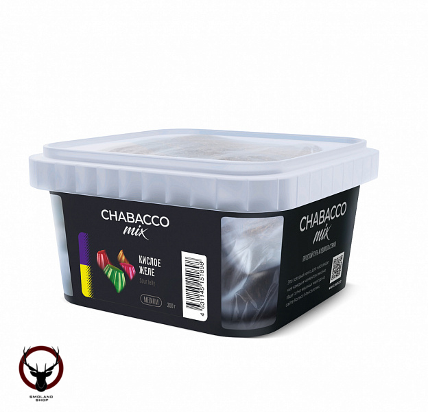 Chabacco Mix MEDIUM Sour jelly 200гр МРК