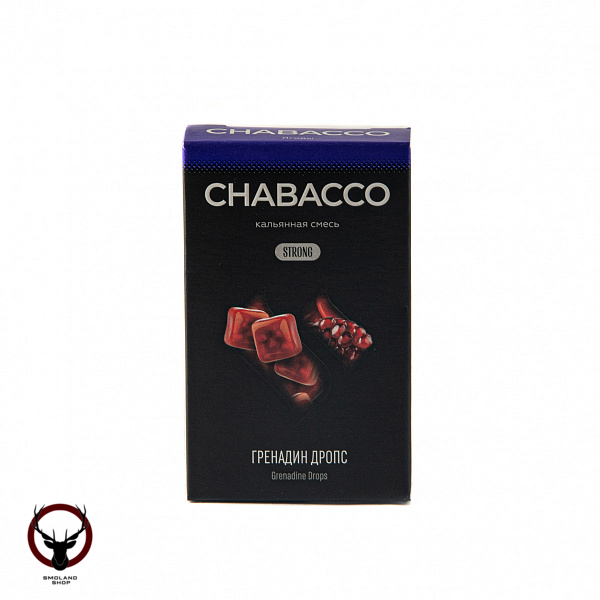 Chabacco STRONG Grenadine drops 50гр МРК