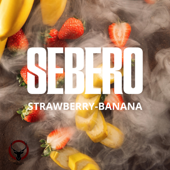 Табак для кальяна Sebero Banana strawberry 300гр