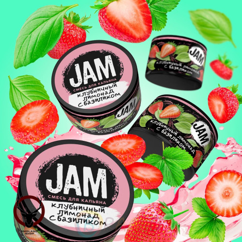 JAM Клубничный лимонад с базиликом 250гр МРК