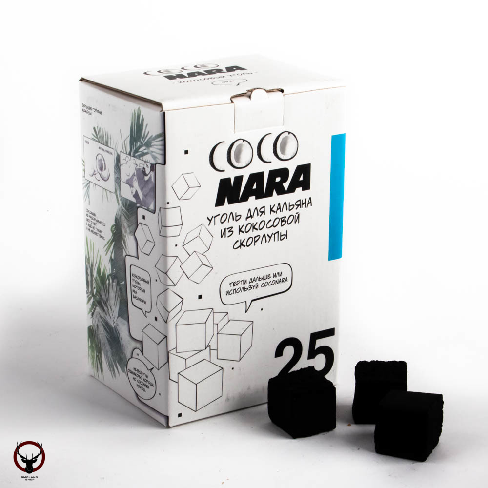 Уголь CoCo nara кокосовый 72 шт (25 мм)