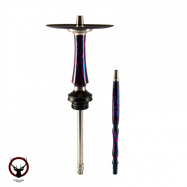 Кальян Voodoo Smoke DOWN Poison Blue Custom Violet (мунд. в цвет)