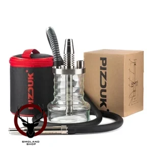 Кальян Pizduk Hookah (black-bag) прозрачная колба