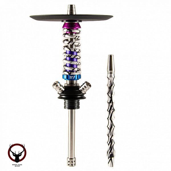 Кальян MAMAY CUSTOMS Coilover Micro космос серый Б. (без колбы)