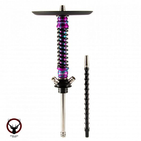 Кальян MAMAY CUSTOMS Coilovers MINI Coil анод. фиолетовый Б. (без колбы)