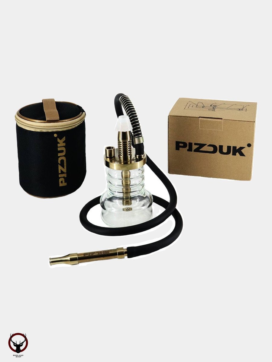Кальян Pizduk Gold прозрачная колба