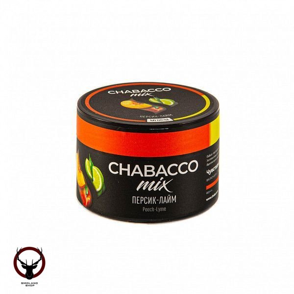 Chabacco Mix MEDIUM Peach-lime 50гр МРК