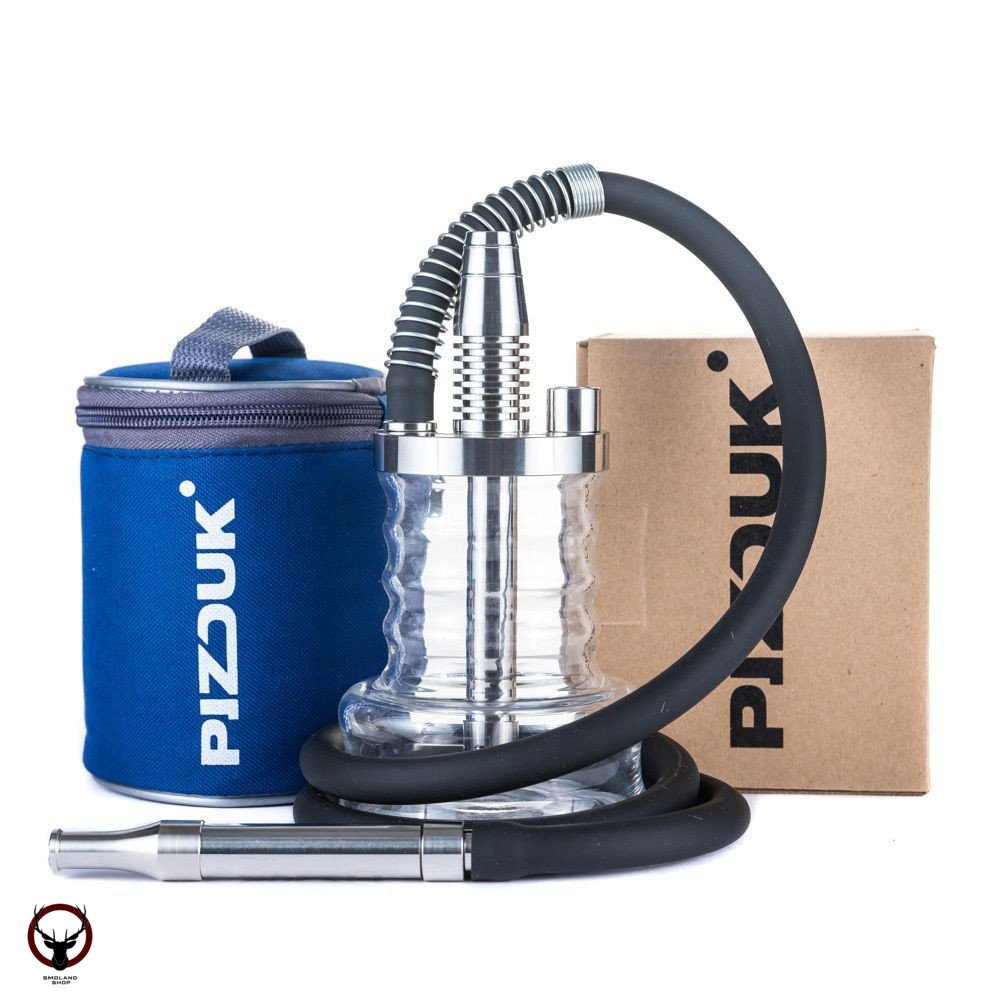 Кальян Pizduk Hookah (blue-bag) прозрачная колба