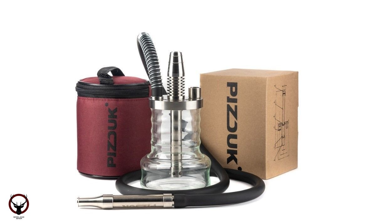 Кальян Pizduk Hookah (bordeaux-bag) прозрачная колба