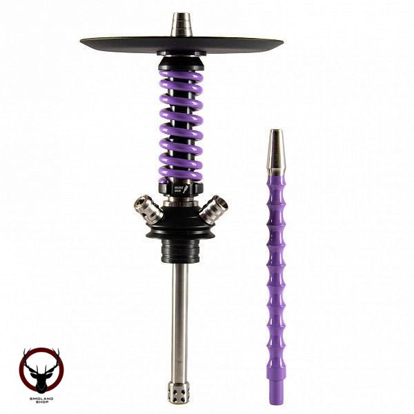 Кальян MAMAY CUSTOMS Coilover Micro чёрно-сиреневый (без колбы)