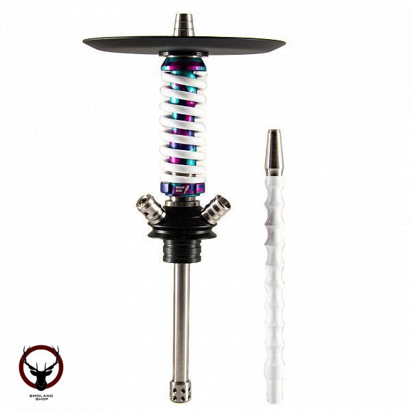 Кальян MAMAY CUSTOMS Coilover Micro фиолетовый К.- белый (без колбы)