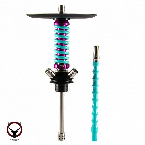 Кальян MAMAY CUSTOMS Coilover Micro фиолетово-мятный (без колбы)
