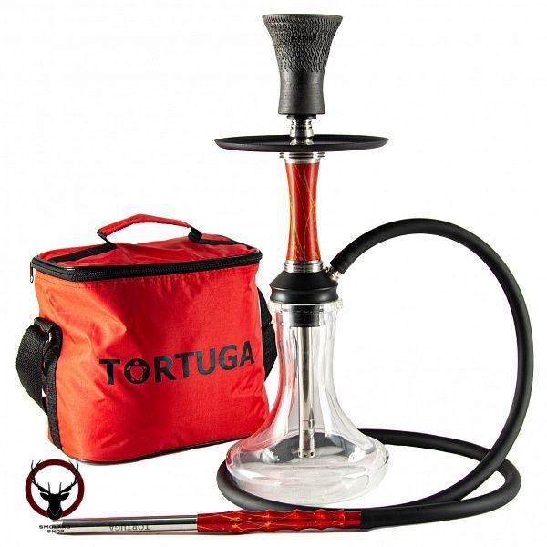 Кальян Tortuga Рейнджер custom mini красно-жёлтый