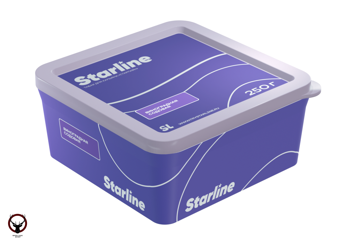 Табак для кальяна Starline "Старлайн" (Виноградная содовая), 250 г