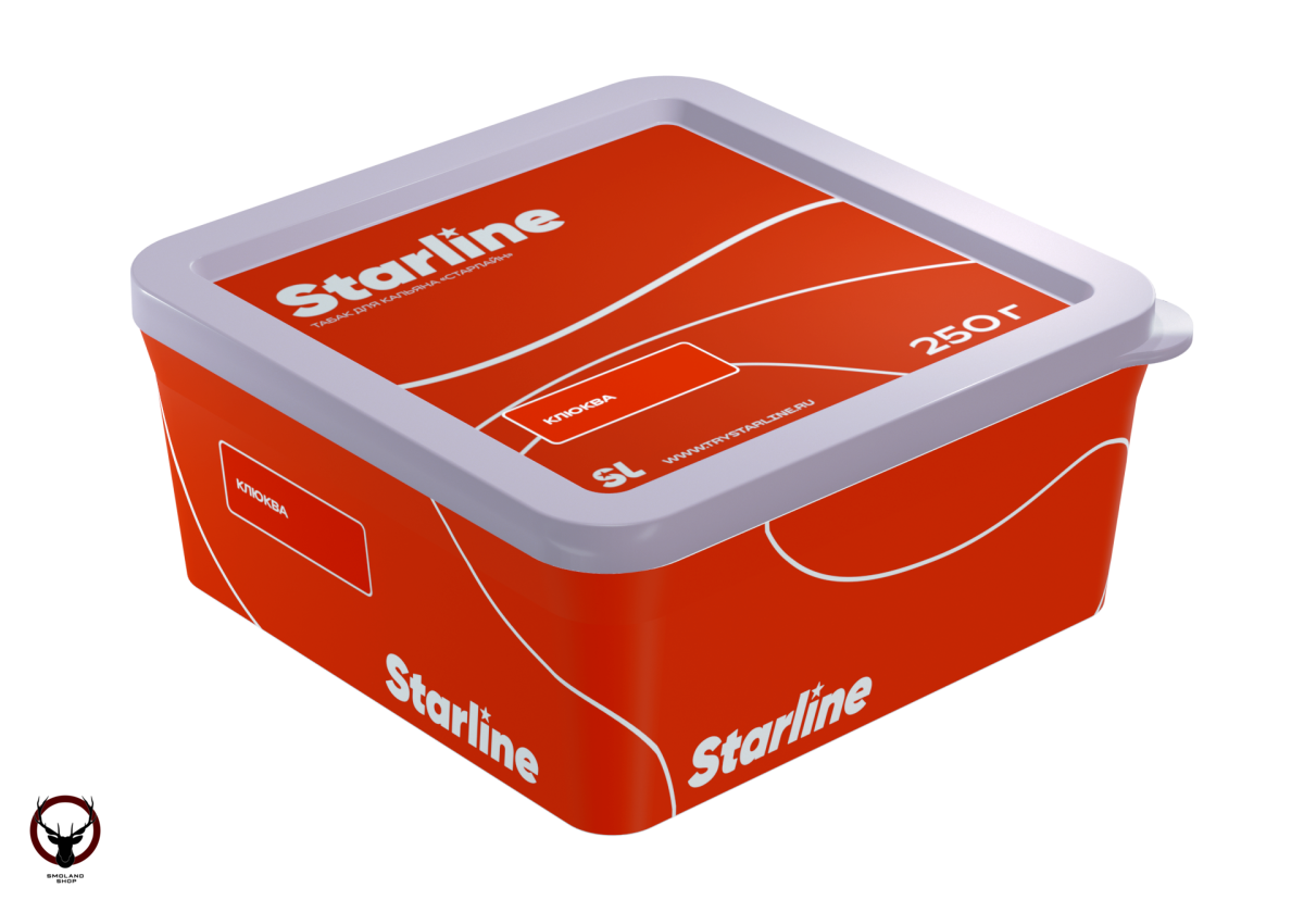 Табак для кальяна Starline "Старлайн" (Клюква), 250 г