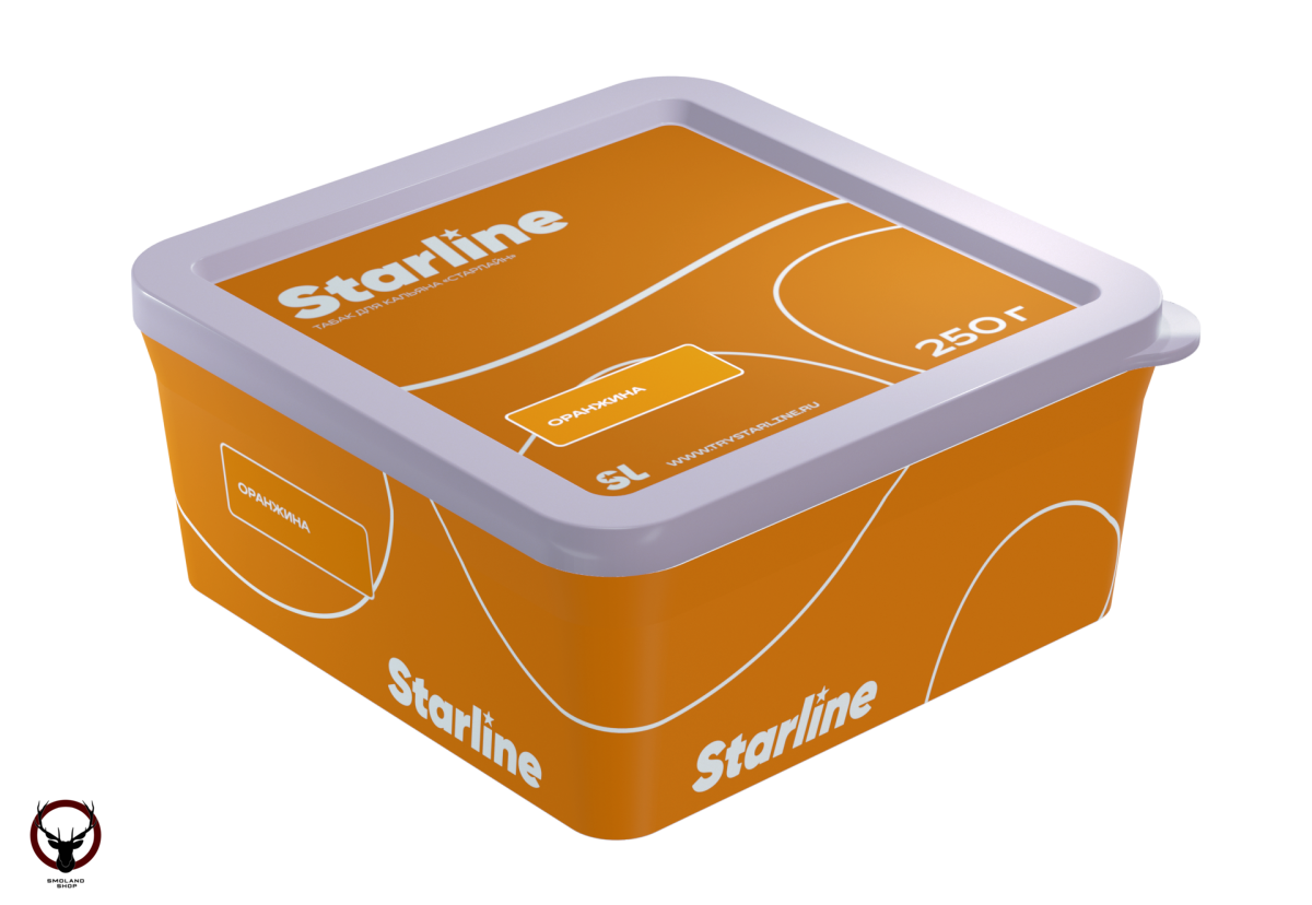 Табак для кальяна Starline "Старлайн" (Оранжина), 250 г