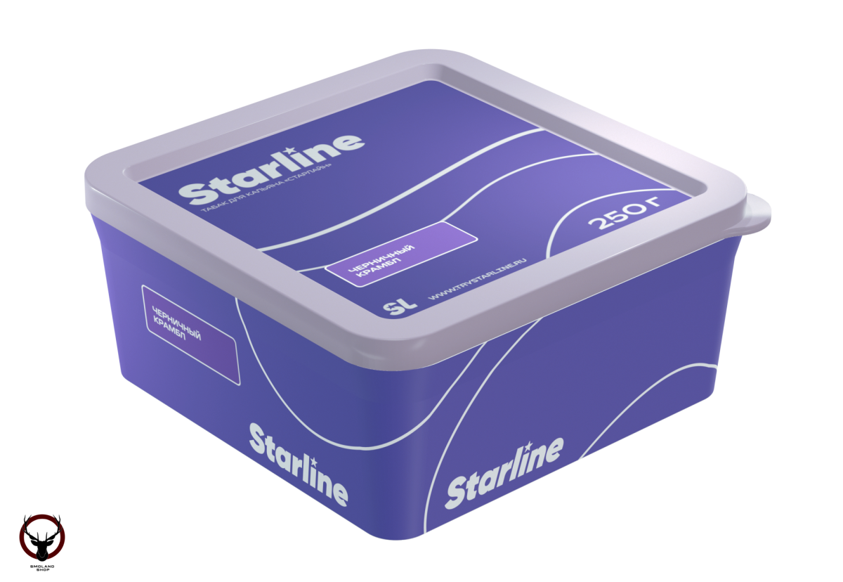 Табак для кальяна Starline "Старлайн" (Черничный крамбл), 250 г