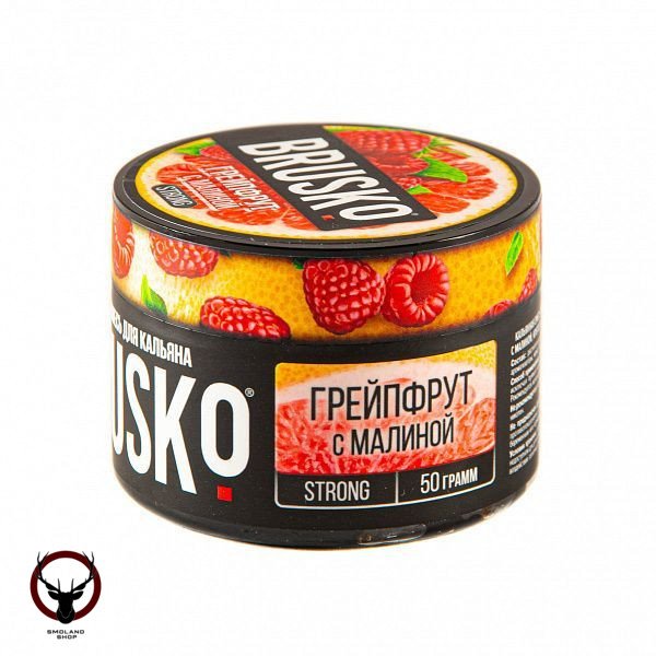 BRUSKO STRONG Грейпфрут с малиной 50гр МРК
