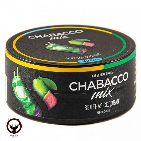 Chabacco Mix MEDIUM Green Soda 25гр МРК