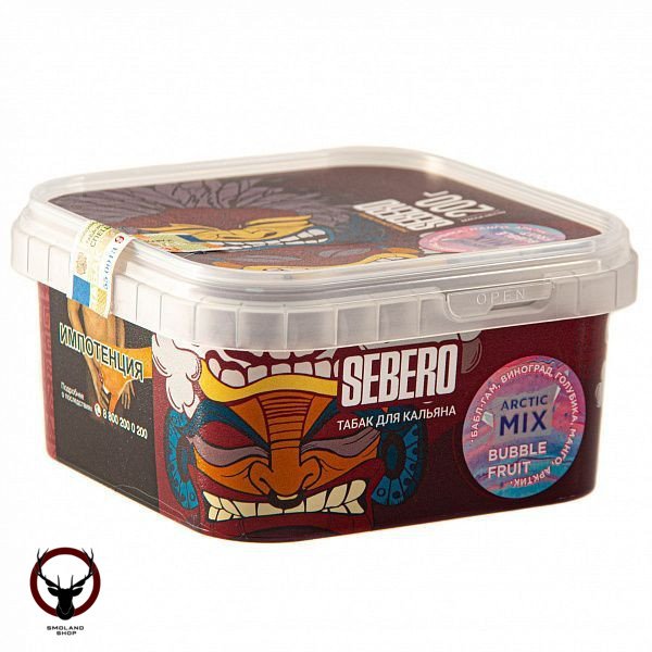 Табак для кальяна Sebero Arctic Mix Bubble fruit 200гр