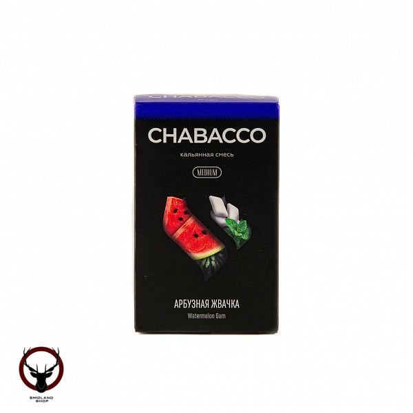 Chabacco Mix MEDIUM Watermelon gum 50гр МРК