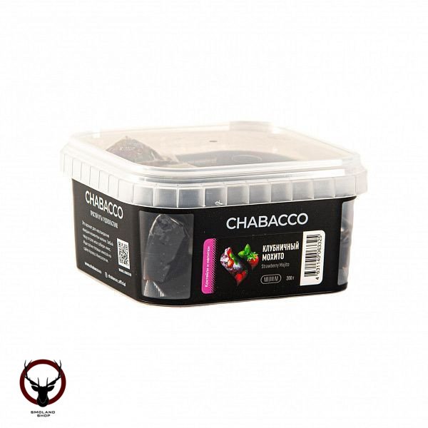 Chabacco Mix MEDIUM Strawberry mojito 200гр МРК