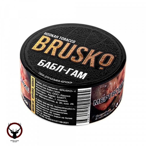 BRUSKO Бабл-гам 25гр МРК