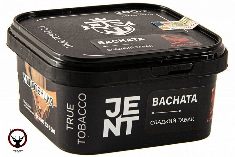 JENT Bachata (Сладкий табак) 200гр МРК