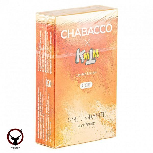 Chabacco STRONG Caramel amaretto 50гр МРК