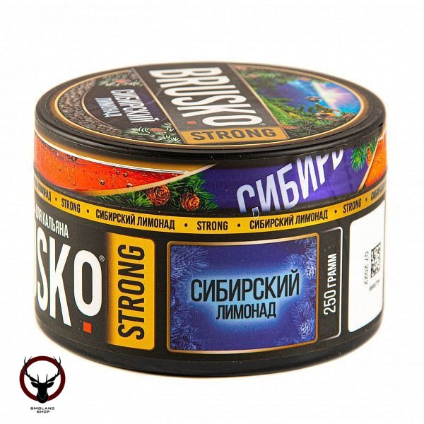 BRUSKO STRONG Сибирский лимонад 250гр МРК