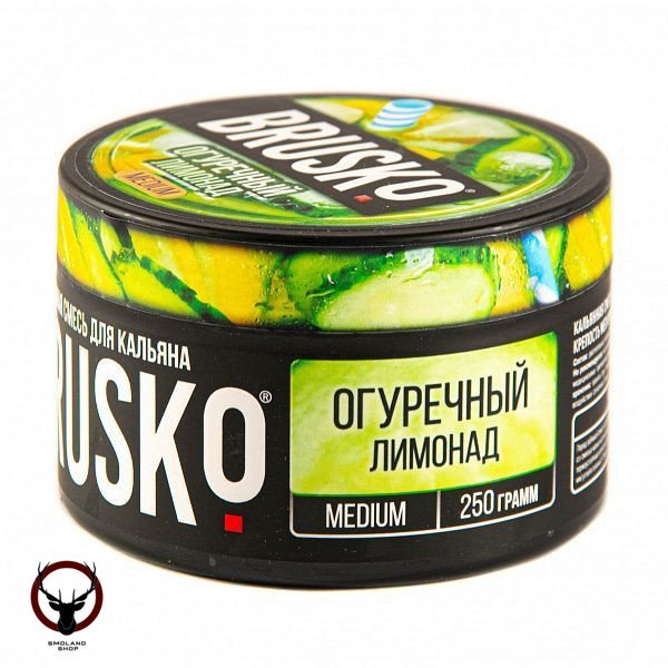 BRUSKO MEDIUM Огуречный лимонад 250гр МРК