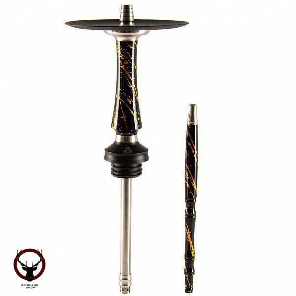 Кальян Voodoo Smoke DOWN Custom black-gold (мунд. в цвет)