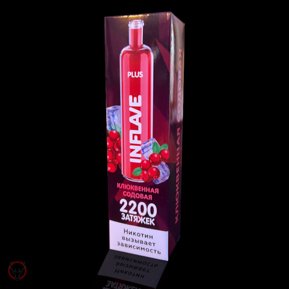 Электронная сигарета INFLAVE PLUS Клюквенная Содовая (2200 затяжек)