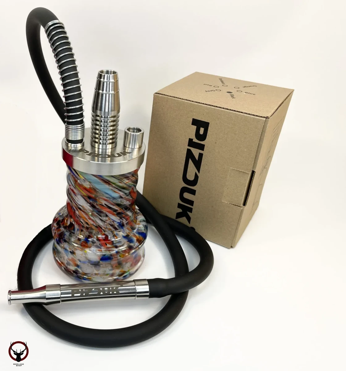 Кальян Pizduk Hookah (grey-bag) Цветная Колба