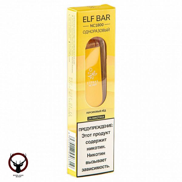 Электронная сигарета ELF BAR NC Peach Ice (1800 затяжек) 20 мг