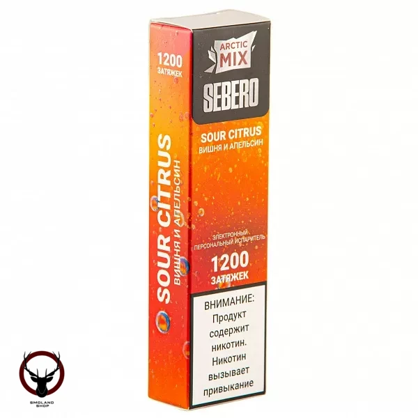 Электронная сигарета SEBERO Arctic Mix Sour Citrus (1200 затяжек)