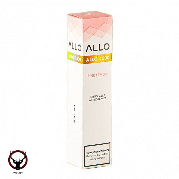 Электронная сигарета ALLO Pink Lemon (1500 затяжек)