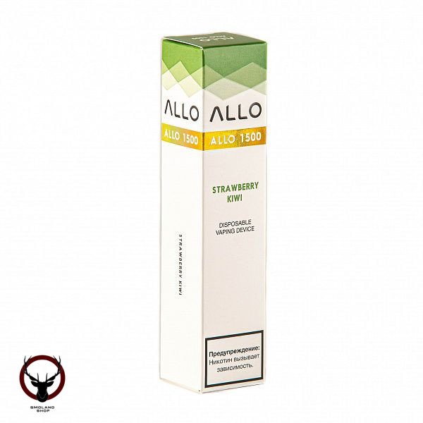 Электронная сигарета ALLO Strawberry kiwi (1500 затяжек)